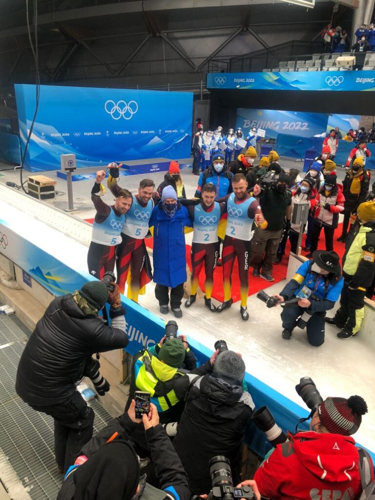 Olympiasieger 2022 16. Februar deutsche Teilnehmer im Eiskanal 5